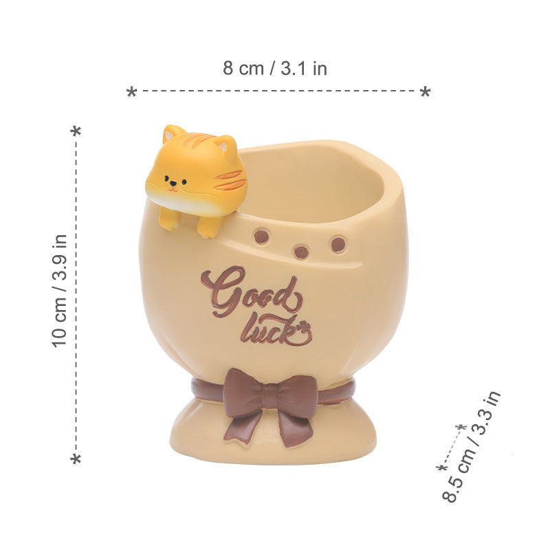 Joy With You Resin Succulent Pot for Desk