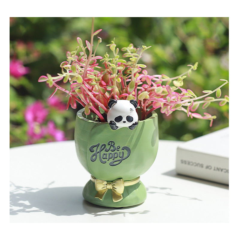 Joy With You Resin Succulent Pot for Desk