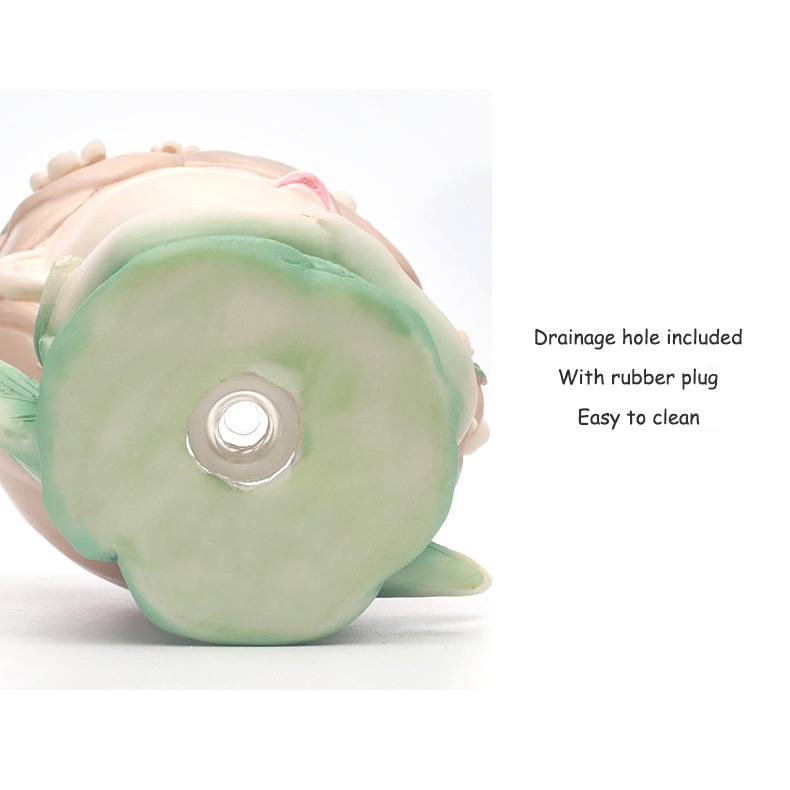 Whimsical Forest Elf Succulent Pot - for Office Desk or Home Garden